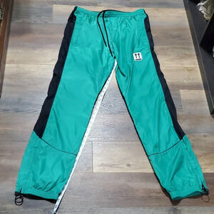 OFF-WHITE nwt green black main label running windbreaker style joggers